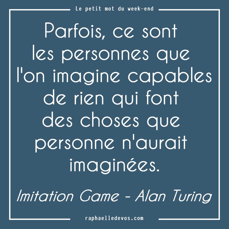 le petit mot du week end 6