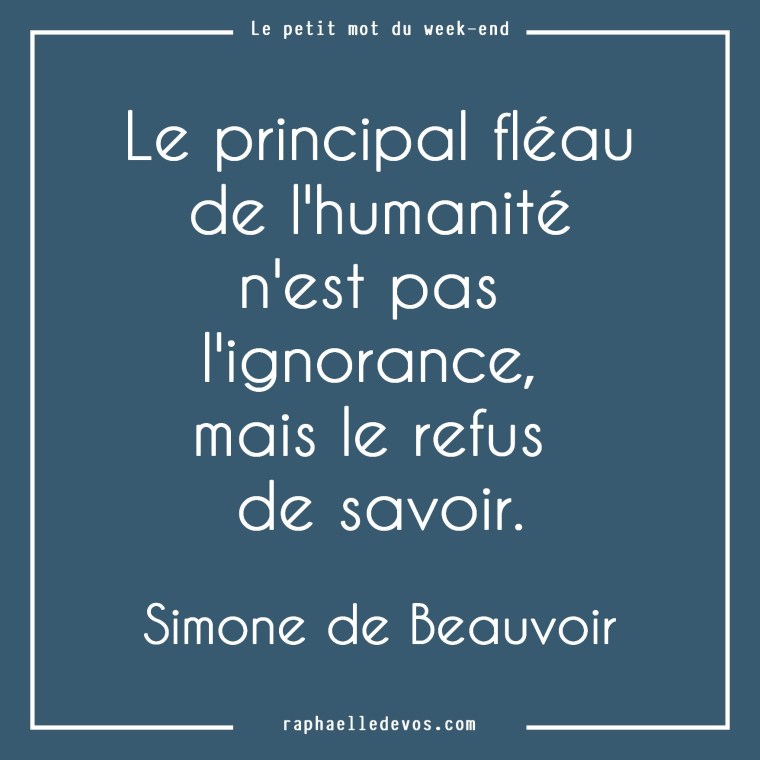 le petit mot du week end 13